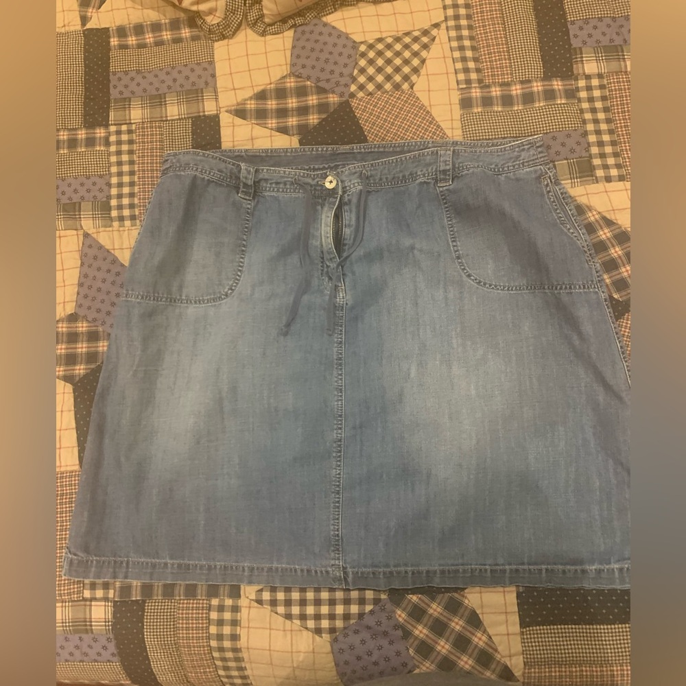 Talbots Jeans Skirt 22w